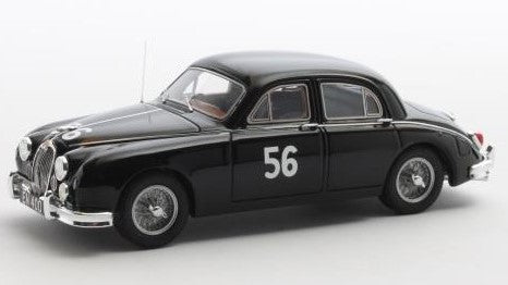 JAGUAR MKII 3.4 LITRE N 56 WINNER BRAND HATCH SALOON CAR RACE 1957 BLACK 1:43