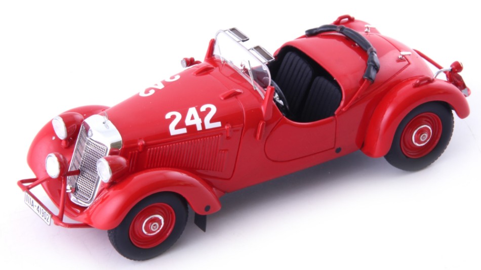 MERCEDES 170 VS N.242 GELANDESPORTROADSTER OFFROAD 1938 RED 1:43