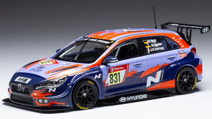 Hyundai i30 N TCR #831 ENGSTLER/STILL/VERNAY 24H NURBURGRING 2021 blå/rød 1:43