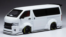 Indlæs billede til gallerivisning Toyota HIACE WIDEBODY 2018 hvid metallic 1:43