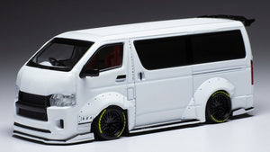 Toyota HIACE WIDEBODY 2018 hvid metallic 1:43
