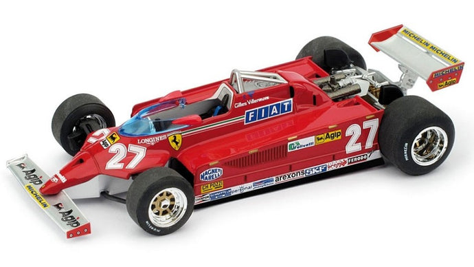 FERRARI 126 CK GILLES VILLENEUVE 1981 N.27 WINNER MONACO GP 1:43