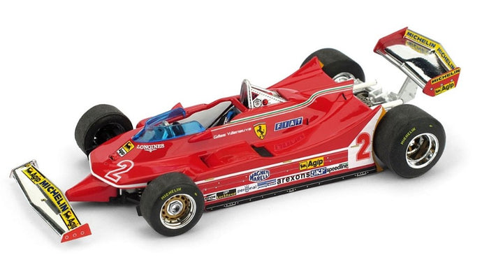 FERRARI 312 T5 GILLES VILLENEUVE 1980 N.2 BRAZIL GP 1:43