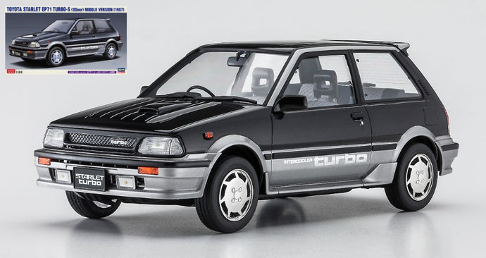 TOYOTA STARLET EP71 TURBO S MIDDLE VERSION 1987 / 1:24