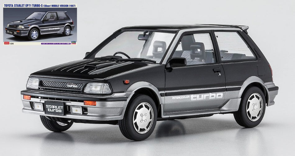 TOYOTA STARLET EP71 TURBO S MIDDLE VERSION 1987 / 1:24