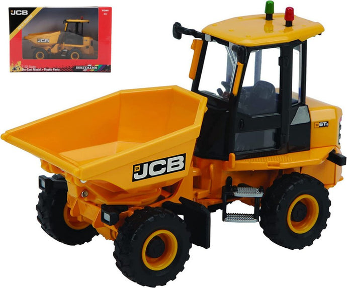 JCB 6T DUMPER TRASPORTO TERRA GOMMATA TRACTOR 2020 YELLOW 1:32