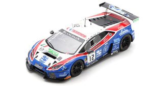 Lamborghini HURACAN GT3 #12 LING/FRASSINETI/MONTI/RIZZOLI 24H SPA 2018 blå/hvid/rød 1:43