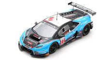 Indlæs billede til gallerivisning Lamborghini HURACAN GT3 #77 AMSTUTZ/MACHITSKI/ABRA/KUJALA 24H SPA 2018 blå/sort/sølv 1:43