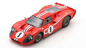 Ford MK IV GURNEY/FOYT WINNER 24H LE MANS 1967 rød/hvid 1:18
