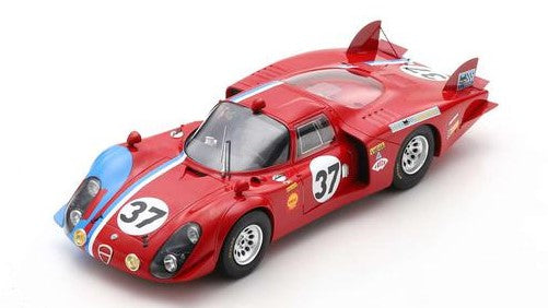 ALFA ROMEO 33/2 N.37 LM 1968 T.PILETTE-R.SLOTEMAKER 1:18