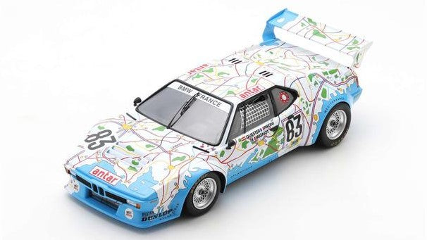 BMW M1 N.83 LM 1980 D.PIRONI-D.QUESTER-M.MIGNOT 1:18