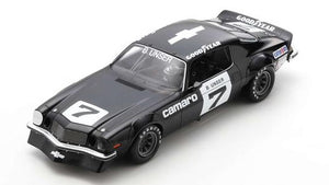 Chevrolet CAMARO #7 BOBBY UNSER WINNER MICHIGAN IROC 1974 sort/hvid 1:18