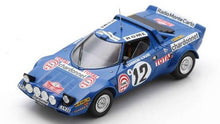 Indlæs billede til gallerivisning LANCIA STRATOS HF N 12 3rd RALLY MONTECARLO 1976 B.DARNICHE - A.MAHE BLUE 1:43