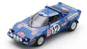 LANCIA STRATOS HF N 12 3rd RALLY MONTECARLO 1976 B.DARNICHE - A.MAHE BLUE 1:43