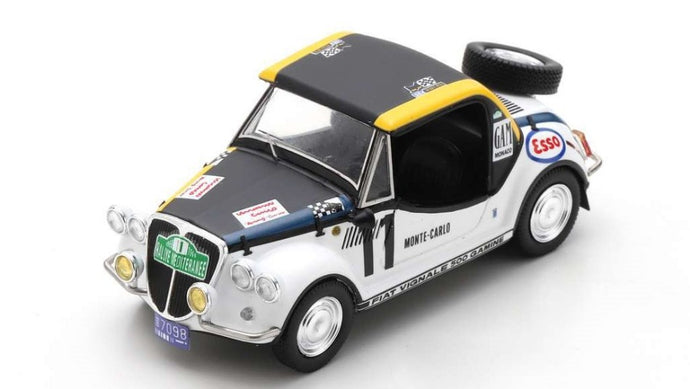 FIAT 500 GAMINE N.11 MONTE CARLO 1969 R.F.DULBECCO-Y.LE GRAVEREND 1:43
