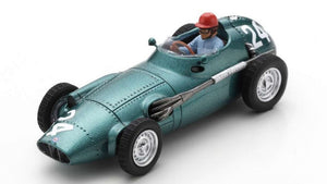 Brm P25 #24 JACK FAIRMAN BRITISH GP 1957 grøn metallic 1:43