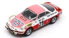 Indlæs billede til gallerivisning Alpine A110 #29 MOSS-CARLSSON/CRELLIN RALLY MONTE CARLO 1973 lyserød/rød/hvid 1:43