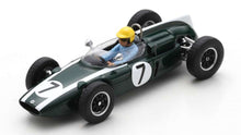 Indlæs billede til gallerivisning Cooper T55 #7 TONY MAGGS 5th DUTCH GP ZANDVOORT 1962 mørk grøn/hvid 1:43