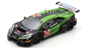 Lamborghini HURACAN GT3 #777 DELHEZ/VANNELET/STURSBERG/ZARNELLA 24H SPA 2017 sort/grøn 1:43