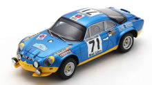 Indlæs billede til gallerivisning Alpine A110 #71 DARNICHE/MAHE VAINQUEUR CRITERIUM DES CEVENNES 1971 blå/gul 1:43