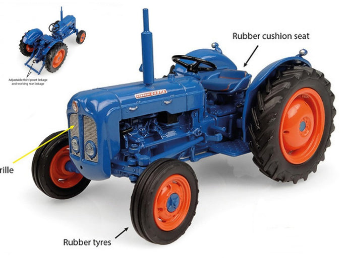 FORDSON DEXTA TRACTOR 1960 BLUE ORANGE 1:32