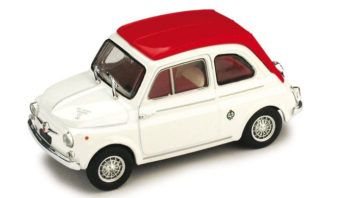 FIAT 500 595SS ABARTH 1964 WHITE RED 1:43