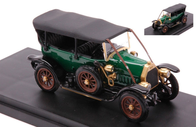 FIAT TIPO 0 FARINA 1914 GREEN BLACK 1:43