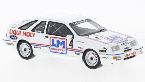 FORD ENGLAND SIERRA XR4Ti TEAM LIQUI MOLY N 4 DTM SEASON 1986 K.NIEDZWEDZ WHITE 1:43