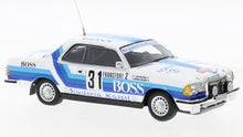 Indlæs billede til gallerivisning Mercedes Benz 280 CE #31 CARLSSON/BILLSTAM RALLY MONTE CARLO 1980 hvid/blå 1:43