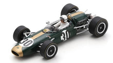 Indlæs billede til gallerivisning Brabham BT22 #30 JO BONNIER FRENCH GP 1966 mørk grøn/guld 1:43
