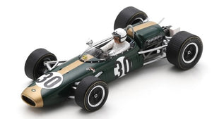 Brabham BT22 #30 JO BONNIER FRENCH GP 1966 mørk grøn/guld 1:43