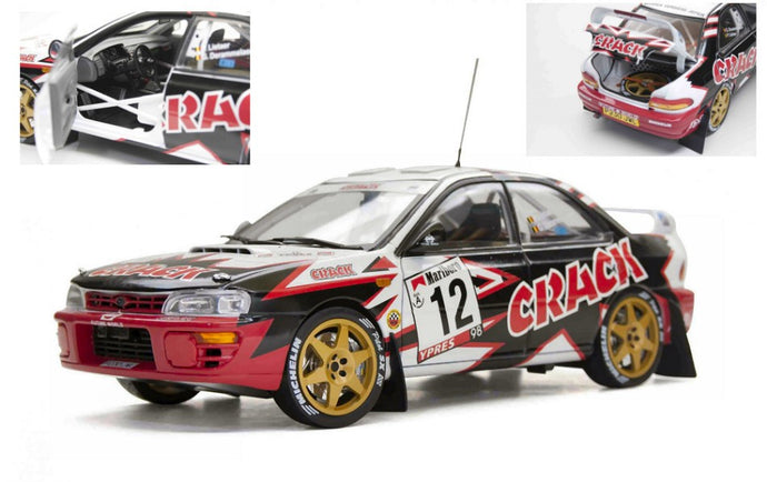 SUBARU IMPREZA 555 N.12 WINNER RALLY YPRES 1998 LITAER-DERAMMELAERE 1:18