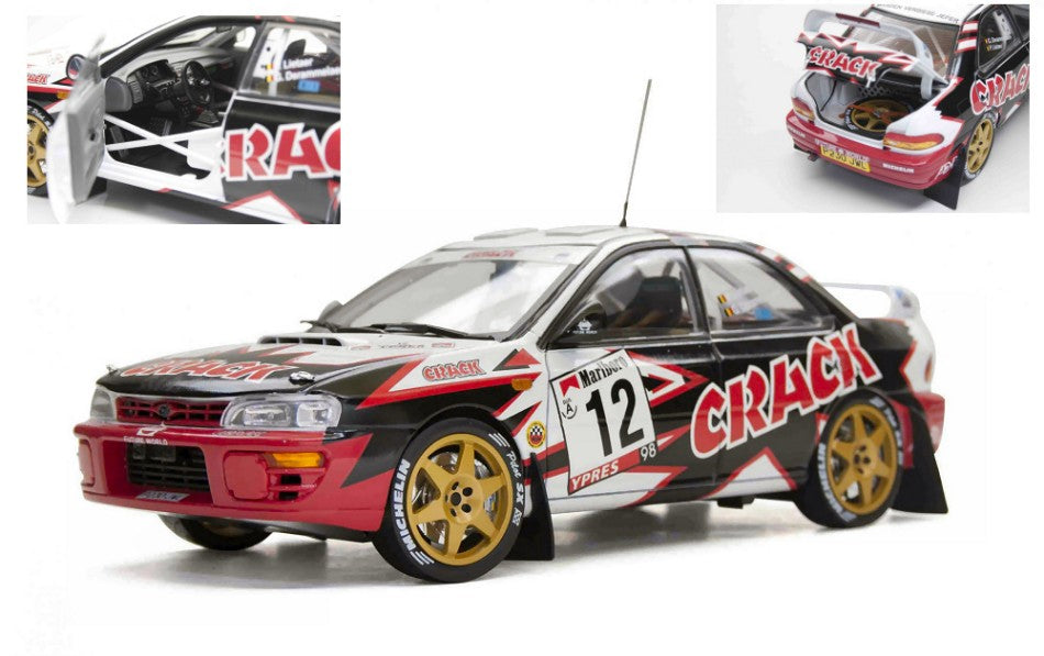 SUBARU IMPREZA 555 N.12 WINNER RALLY YPRES 1998 LITAER-DERAMMELAERE 1:18