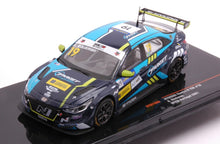 Indlæs billede til gallerivisning Hyundai ELANTRA N TCR TARGET COMPETITION #19 A. BACKMAN WTCR PORTUGAL 2021 mørk blå/lys blå 1:43