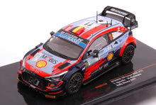 Indlæs billede til gallerivisning Hyundai i20 COUPE WRC #11 NEUVILLE/WYDAEGHE RALLY MONZA 2021 blå/rød 1:43