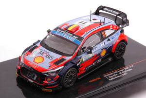 Hyundai i20 COUPE WRC #11 NEUVILLE/WYDAEGHE RALLY MONZA 2021 blå/rød 1:43