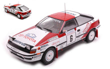 Indlæs billede til gallerivisning Toyota CELICA GT-FOUR #6 ERICSSON/BILLSTAM RALLY ACROPOLIS 1990 hvid/rød 1:24