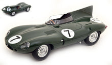 Indlæs billede til gallerivisning JAGUAR D-TYPE TEAM JAGUAR CARS LTD N 7 24h LE MANS 1955 D.HAMILTON - T.ROLT BRITISH RACING GREEN 1:18