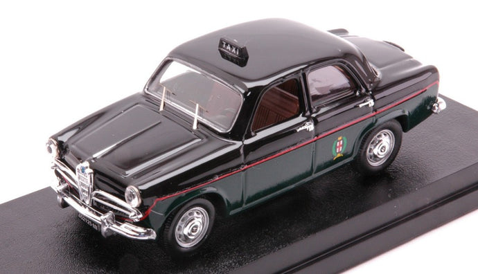 ALFA ROMEO GIULIETTA TAXI MILANO 1959 BLACK GREEN 1:43
