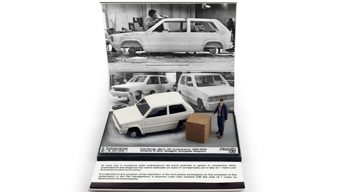 FIAT PANDA ZERO 1978 DESIGNER G.GIUGIARO 1:43