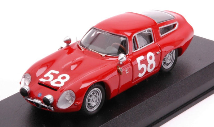 ALFA ROMEO TZ1 N 58 TARGA FLORIO 1964 BUSSINELLO - TODARO RED 1:43