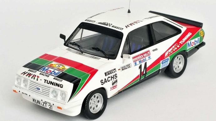FORD ESCORT MK2 RS 2000 RALLY HANSRUCK 1984 WERNER/FELTZ 1:43