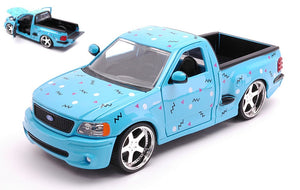 FORD F-150 SVT LIGHTNING "I LOVE THE 90s" GLOSSY BLUE 1:24