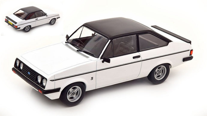FORD ESCORT MK II RS 200 WHITE/MATT BLACK 1:18
