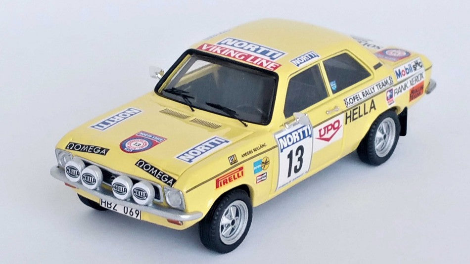 OPEL ASCONA A 1000 LAKES RALLY 1974 KULLANG/ANDERSSON 1:43