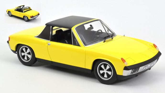 VW PORSCHE 914-6 1973 YELLOW 1:18