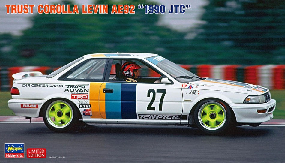 TOYOTA COROLLA LEVIN (AE92) JTC 1990 T.SEKI - M.KOMA / 1:24
