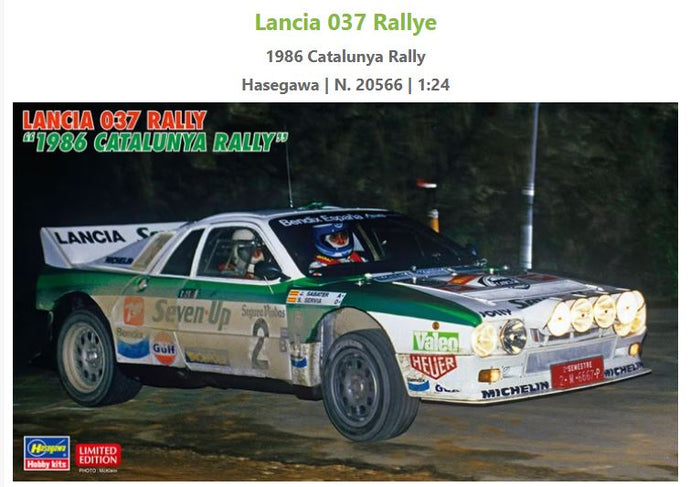 LANCIA 037 CATALUNYA RALLY 1986 KIT 1:24