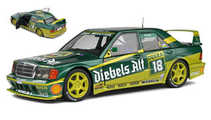MERCEDES BENZ 190E 2.5 16V EVO2 TEAM ZAKSPEED N 18 DTM SEASON 1992 K.THIIM 2 TONE GREEN 1:18