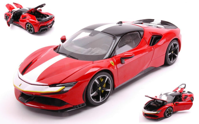 FERRARI SF90 STRADALE ASSETTO FIORANO RED/WHITE SIGNATURE 1:18